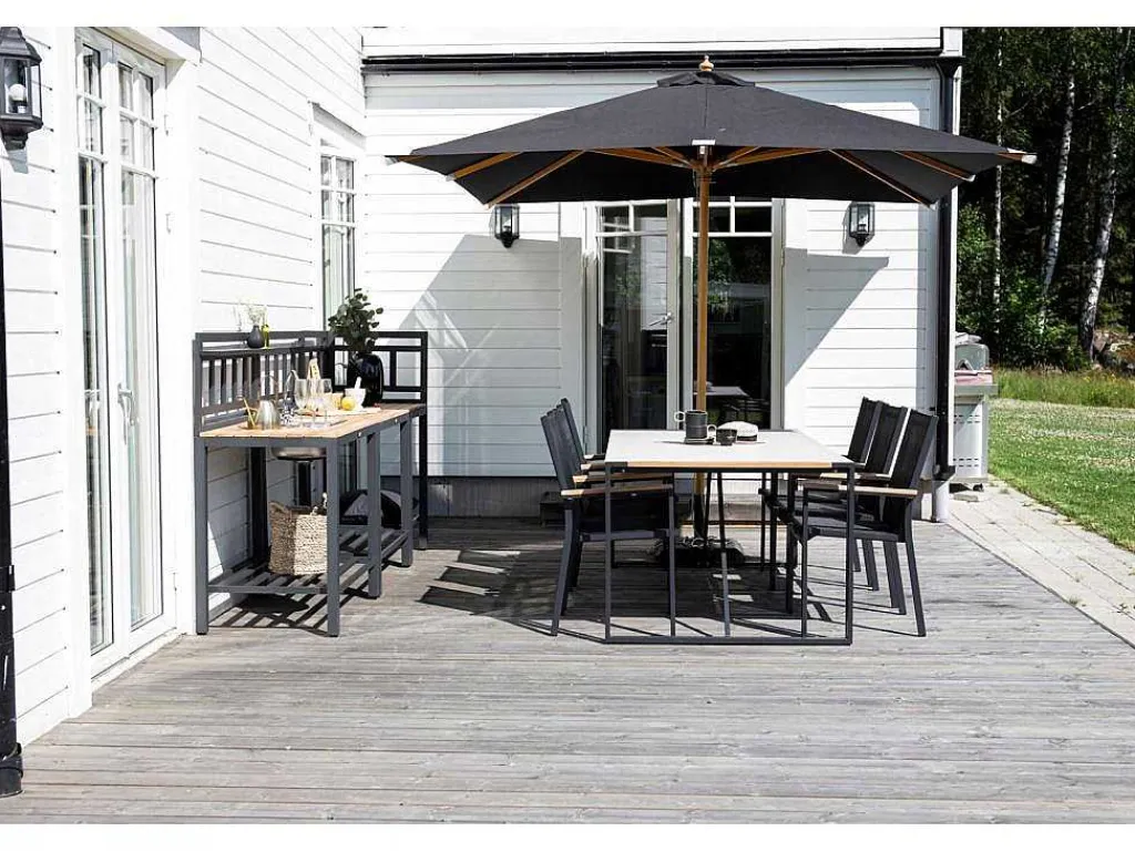 Naxos Parasol Zwart, Natuur.-Vente-unique Discount