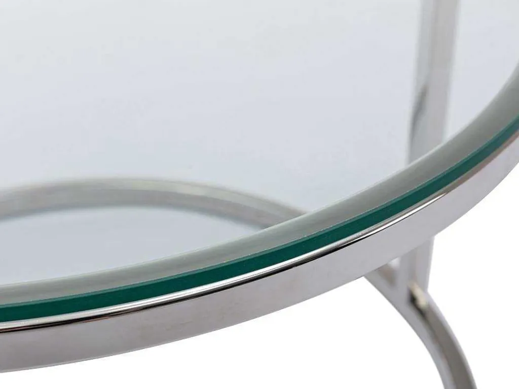 Nesttafels Van Gehard Glas En Roestvrij Staal - Zilver - Maevane Ii Van-PASCAL MORABITO Best
