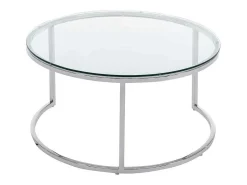 Nesttafels Van Gehard Glas En Roestvrij Staal - Zilver - Maevane Ii Van-PASCAL MORABITO Best