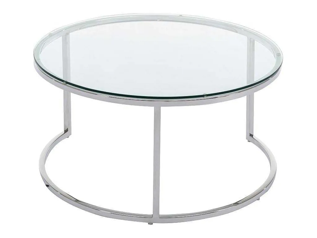 Nesttafels Van Gehard Glas En Roestvrij Staal - Zilver - Maevane Ii Van-PASCAL MORABITO Best