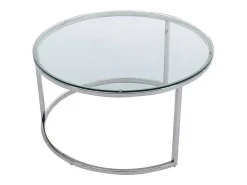 Nesttafels Van Gehard Glas En Roestvrij Staal - Zilver - Maevane Ii Van-PASCAL MORABITO Best