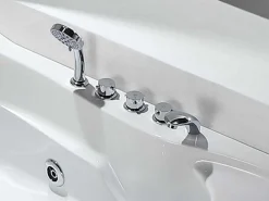 [Old Version][Old Version]Massagebad Rafina - 2 Personen - 181 X 123 X H70 Cm - Linkse Hoek-Shower & Design New