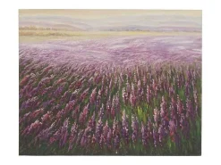 Olieverfschilderij Bloemenveld Handgeschilderd-Vente-unique