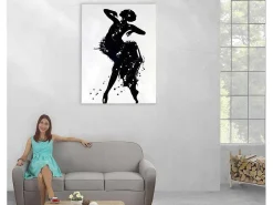 Olieverfschilderij Danser Handgeschilderd-Vente-unique Clearance