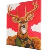 Olieverfschilderij Hert Handgeschilderd-Vente-unique Clearance