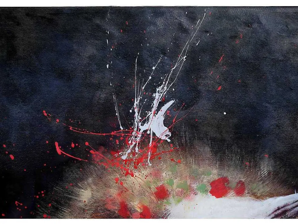 Olieverfschilderij Leeuw Mcw-H25, 120X180Cm-Vente-unique Online