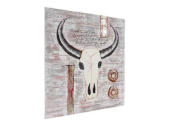 Olieverfschilderij Stier Handgeschilderd-Vente-unique Online