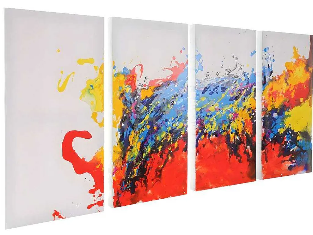 Olieverfschilderij Wave Handgeschilderd-Vente-unique Discount