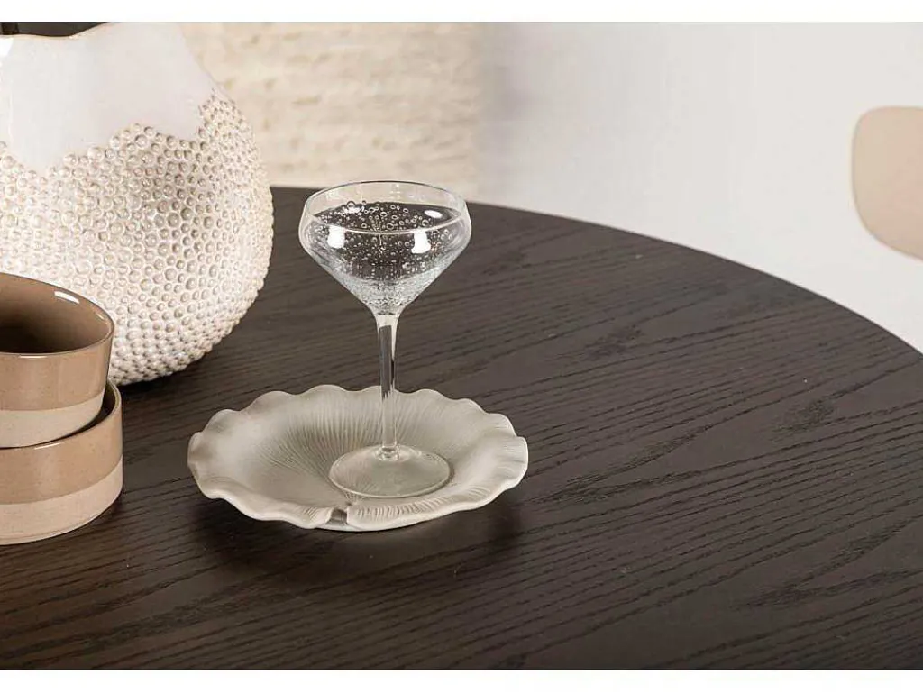 Olivia Eetkamertafel O110Cm Bruin.-Vente-unique New