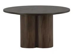 Olivia Salontafel O80Cm Bruin.-Vente-unique Clearance
