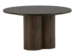 Olivia Salontafel O80Cm Bruin.-Vente-unique Clearance