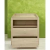Olja Commode Met 2 Lades En 1 Plank, Eiken Decor.-Vente-unique Online
