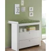 Olja Commode Met 2 Lades En 1 Plank, Wit.-Vente-unique Clearance