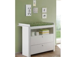 Olja Commode Met 2 Lades En 1 Plank, Wit.-Vente-unique Clearance
