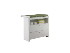 Olja Commode Met 2 Lades En 1 Plank, Wit.-Vente-unique Clearance