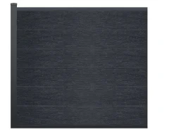 Omheining H156 Cm - Set Van 6 Latten In Composiet + 1 Antraciet Paal - Enola-EXPERTLAND Discount