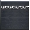 Omheining H181 Cm - Set Van 7 Latten In Composiet Met Decoratie + 1 Antraciet Paal - Enola-EXPERTLAND New