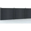 Omheining H156 Cm - Set Van 6 Latten In Composiet + 2 Antraciet Palen - Enola-EXPERTLAND Outlet