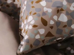 Omkeerbaar Dekbedovertrek Terrazzo Van Katoen 57 Draden /Cm - Dekbedhoes 220 X 240 Cm + 2 Kussenslopen 63 X 63 Cm - Meerdere Kleuren - Terazino-OZAIA Online