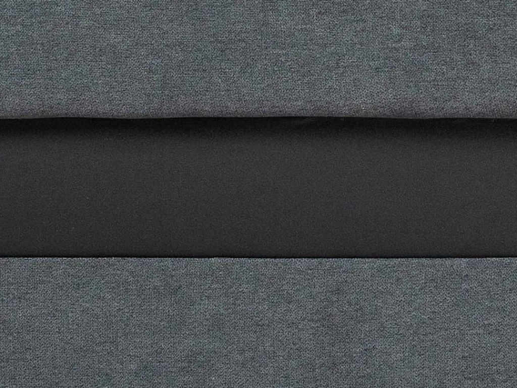 Omkeerbare Hoekslaapbank Giany Van Stof - Antraciet En Licht Grijze Banden-Vente-unique Outlet