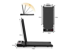 Onder Bureau Loopband 1-6Km/H Wandelen Jogging Machine Voor Thuiskantoor Met Opvouwmogelijkheid-Vente-unique Clearance