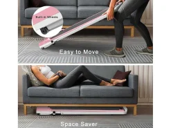 Onder Bureau Loopband 1-6Km/H Wandelen Jogging Machine Voor Thuiskantoor Met Opvouwmogelijkheid-Vente-unique Discount