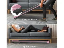 Onder Bureau Loopband 1-6Km/H Wandelen Jogging Machine Voor Thuiskantoor Met Opvouwmogelijkheid-Vente-unique Discount