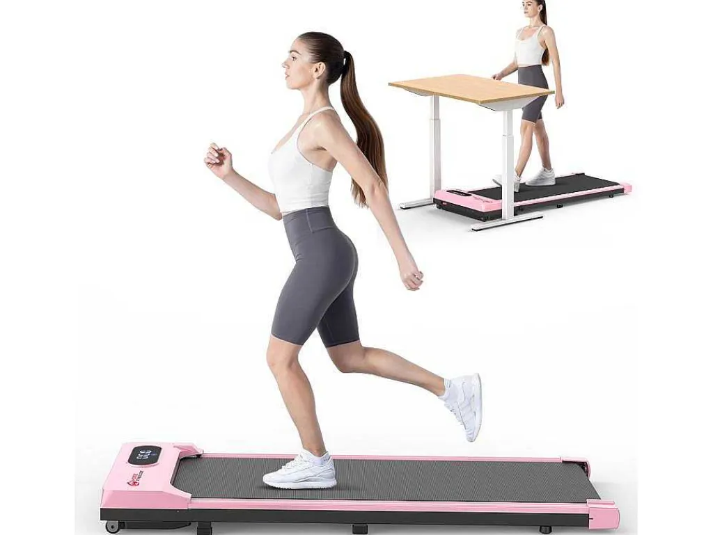 Onder Bureau Loopband 1-6Km/H Wandelen Jogging Machine Voor Thuiskantoor Met Opvouwmogelijkheid-Vente-unique Discount