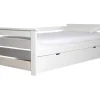 Onderschuifbed Celiane - 2 X 90 X 190 Cm - Mdf - Wit-Vente-unique Outlet