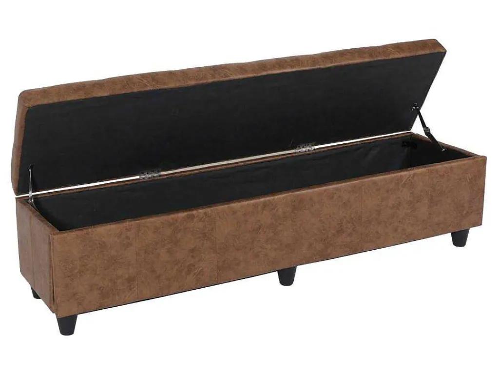 Opbergkist Kriens Xxl, Imitatie Suede-Vente-unique New
