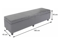 Opbergkist Kriens Xxl, Zwart-Vente-unique Best
