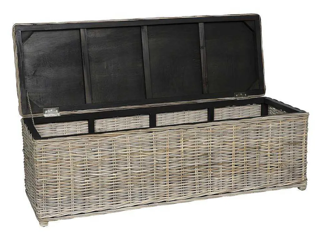 Opbergruimte Van Kubu Gao - L130 X D45 X H44 Cm - Natuurlijk Grijs-OZAIA Hot