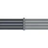 Opengewerkte Uitbreiding Voor Het Hek H80,3 X L178,3 Cm In Donkergrijs Aluminium - Primo-EXPERTLAND New
