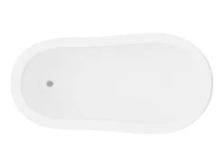 Ovaal Eilandbad - Retro Stijl - 171 L - 145 X 74 X 77 Cm - Witte Leeuwenpoten - Nisos-Shower & Design Best
