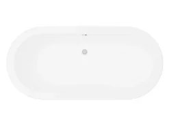 Ovaal Vrijstaand - 200 L - 170 X 80 X 58 Cm - Wit - Acryl - Neptuna-Shower & Design