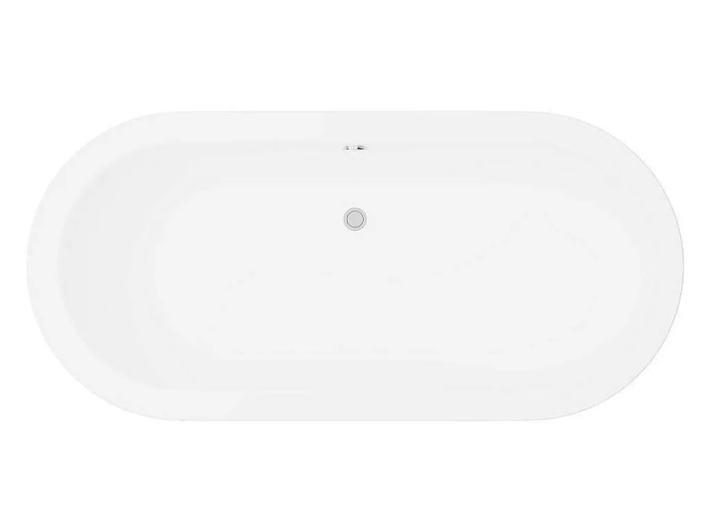 Ovaal Vrijstaand - 200 L - 170 X 80 X 58 Cm - Wit - Acryl - Neptuna-Shower & Design