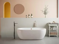 Ovaal Vrijstaand - 200 L - 170 X 80 X 58 Cm - Wit - Acryl - Neptuna-Shower & Design