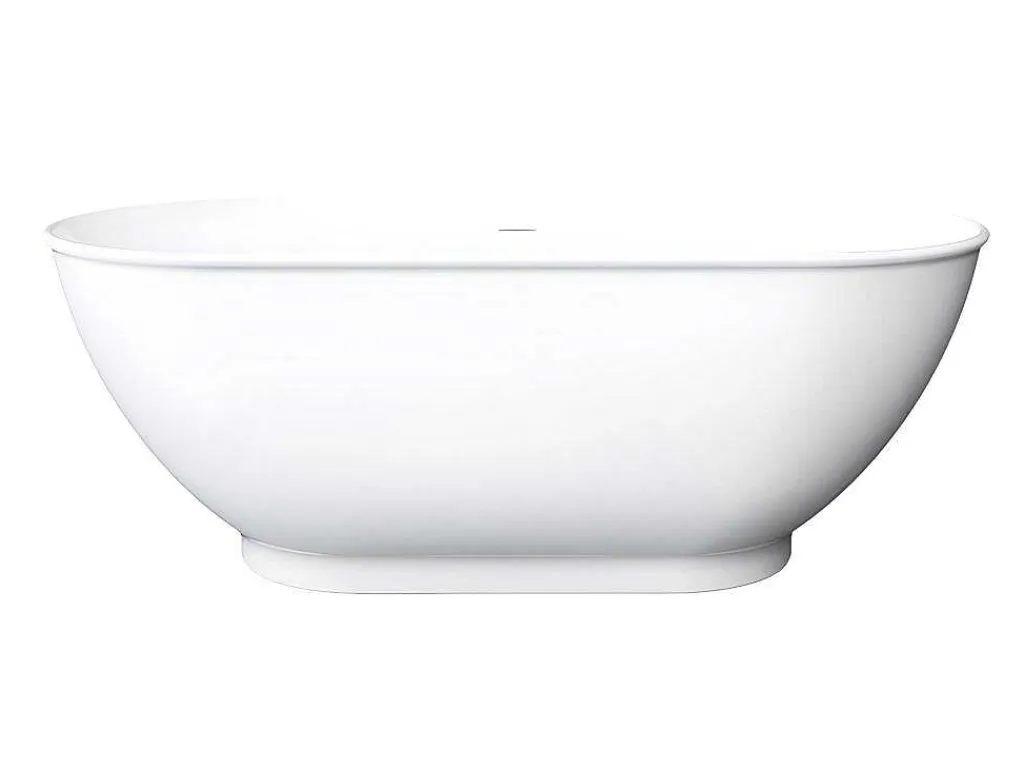 Ovaal Vrijstaand Bad - 210L - 150 X 74 X 57 Cm - Wit - Acryl - Mobula-Shower & Design