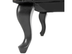 Oxford Fauteuil, Zwart Zonder Voetenbank-Vente-unique Outlet