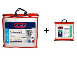 Pack Anti-Transpirant Dekbed 140X200Cm + 1 Hoofdkussens 60X60Cm Verkoelend Effect-DODO