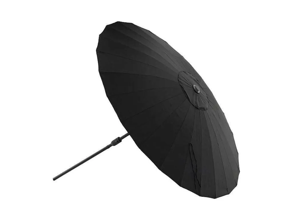 Palmetto Parasol Met Kantelfunctie Zwart.-Vente-unique Hot