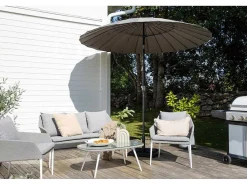 Palmetto Parasol Met Kantelfunctie Grijs.-Vente-unique Best