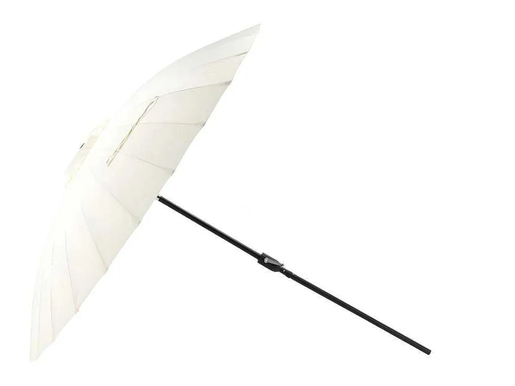 Palmetto Parasol Met Kantelfunctie Wit.-Vente-unique Outlet