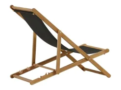 Peachy Tuinligstoel, Opvouwbare Strandstoel Grijs.-Venture Home Best