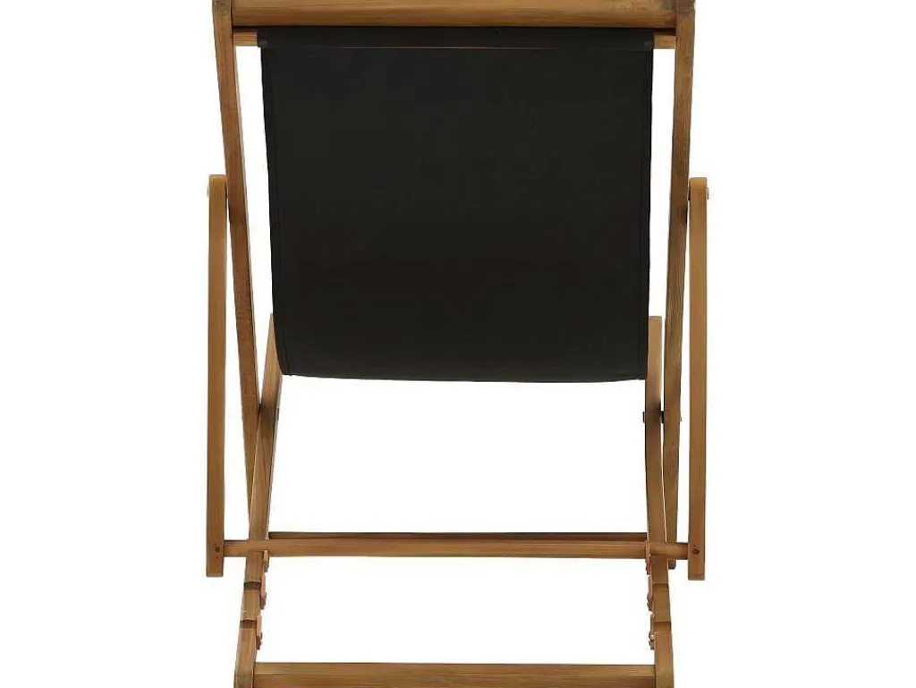 Peachy Tuinligstoel, Opvouwbare Strandstoel Grijs.-Venture Home Best