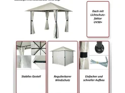 Pergola Mcw-J63, Antraciet-Vente-unique Outlet