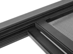 Pergola Voor Tegen De Muur Met Schuifbaar Dak - 12 M - Antraciet - Izeda-EXPERTLAND Outlet