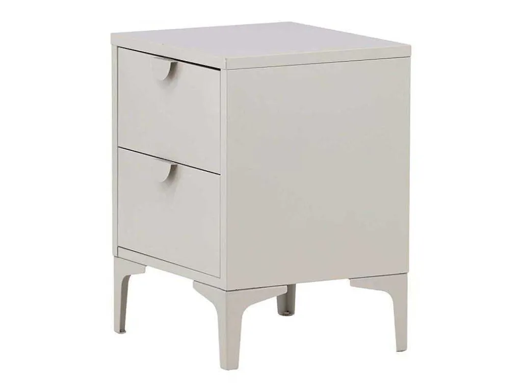 Piring Nachtkastje 2 Laden Beige.-Venture Home