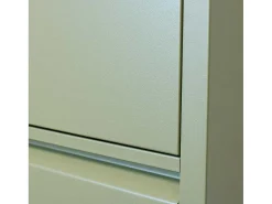Pisa Schoenenkast Groen Metaal Met 4 Vakken.-Vente-unique Clearance