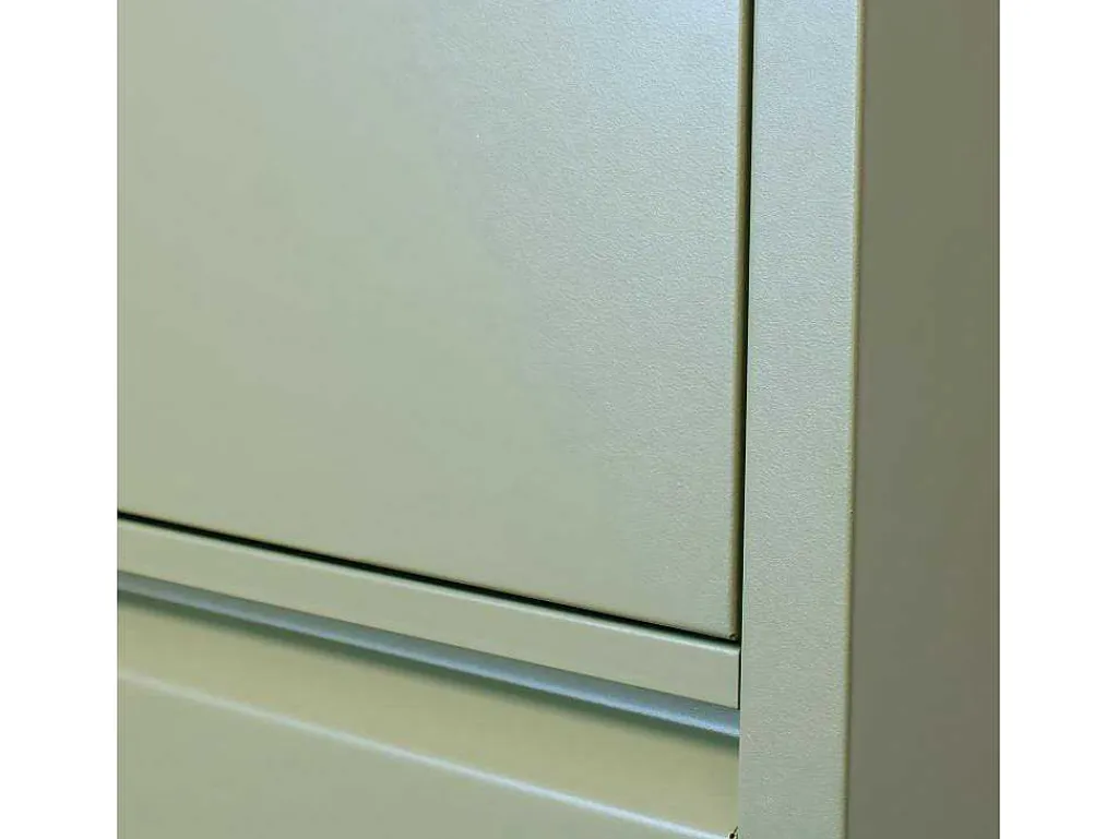 Pisa Schoenenkast Groen Metaal Met 8 Vakken.-Vente-unique Sale